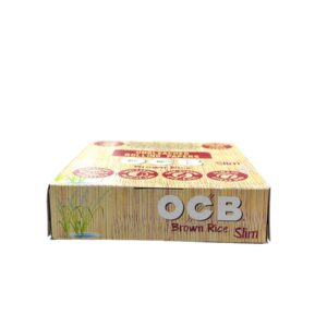 OCB BROWN RICE PAPER SLIM BOX 24CT