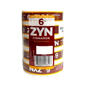 ZYN NICOTINE 6MG CINNAMON 5CT