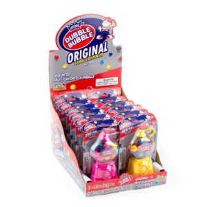 TOY DUBBLE BUBBLE GUM DISPENSER WITH KEY RING 12CT