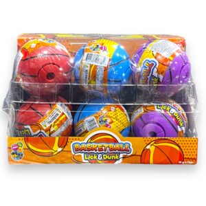 TOY DIP N LICK BASKETBALL CANDY 12CT