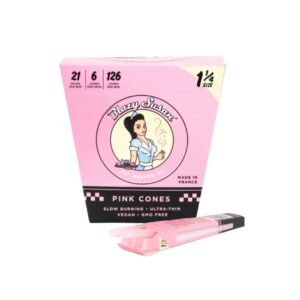 BLAZY SUSAN PINK CONES 1 1/4 SIZE BOX 21PK