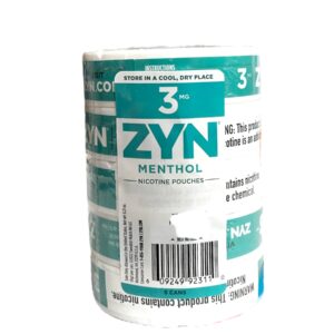 ZYN NICOTINE 3MG MENTHOL 5CT