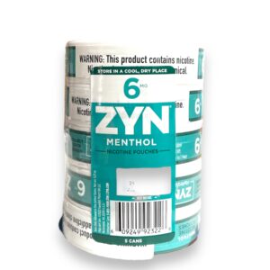 ZYN NICOTINE 6MG MENTHOL 5CT