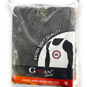 GMAN A-SHIRT BLACK 4XL 6CT