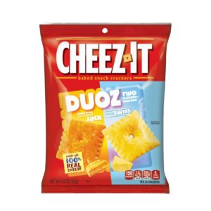 PEG CHEEZ IT DUOZ CHEDDAR JACK/SWISS 4.3OZ