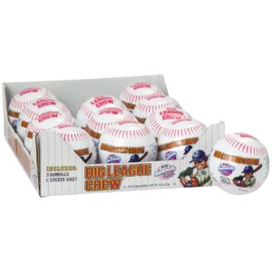 TOY BIG LEAGUE GUMBALL BASEBALL 12CT