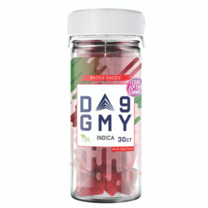 AGFN D9 GUMMY JAR 30CT - RAZZLE DAZZLE