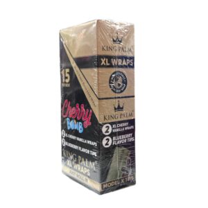 KING PALM WRAP 2PK/15CT - CHERRY BOMB