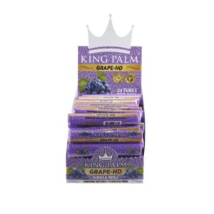 KING PALM PRE ROLLS GRAPE HD 1/24CT
