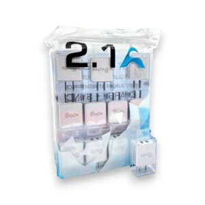 AQVAZE 2.4A 10FT USB I-PH & TYPE-C 12CT