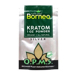 OPMS SILVER 1OZ POWDER SUPER GREEN BORNEO