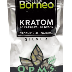 OPMS SILVER CAPS 36G/60CT GREEN BORNEO