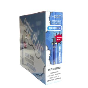 HQD CUVIE PLUS BLUEBERRY 1200 PUFFS BOX 6CT