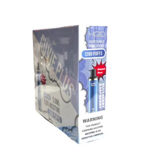 HQD CUVIE PLUS BLUEBERRY RASPBERRY 1200 PUFFS BOX 6CT