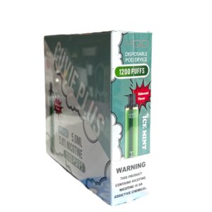 HQD CUVIE PLUS ICE MINT 1200 PUFFS BOX 6CT