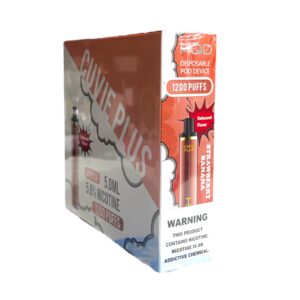 HQD CUVIE PLUS STRAWBERRY BANANA BOX 6CT