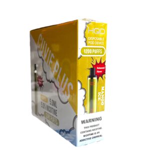 HQD CUVIE PLUS MANGO ICE 1200 PUFFS BOX 6CT