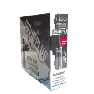 HQD CUVIE PLUS BLACK ICE 1200 PUFFS BOX 6CT