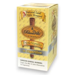 BLUNTVILLE $1.29 TRIPLE VANILLA 25CT