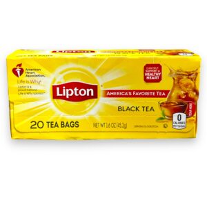 LIPTON TEA BAGS 20CT