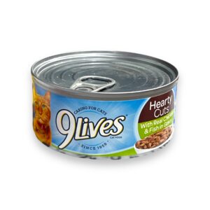9LIVES CHICKEN & FISH IN GRAVY 5.5OZ EACH