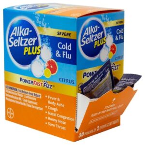 2PK ALKA SELTZER PLUS COLD & FLU CITRUS 30CT