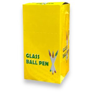 GLASS PEN YELLOW 36CT