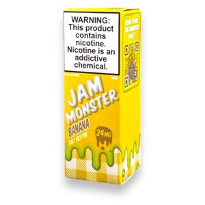 JAM MONSTER  SALT NICOTINE - 24MG/30ML - BANANA