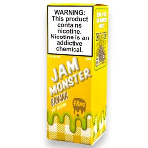 JAM MONSTER  SALT NICOTINE - 48MG/30ML -BANANA