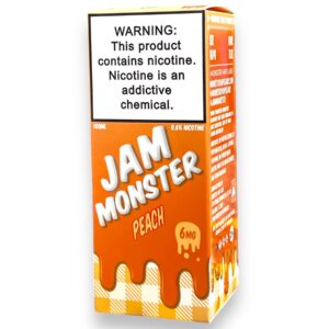 JAM MONSTER  REG E-JUICE 6MG - PEACH