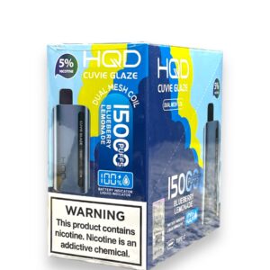 HQD CUVIE GLAZE 5% 15000 PUFFS 5CT -BLUEBERRY LEMONADE