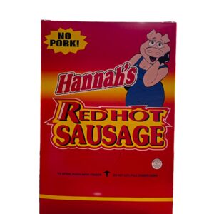 HANNAH'S 2/$1 SAUSAGE RED HOT 50CT