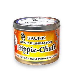 SKUNK SMOKE ELIMINATOR CANDLE JAR 13OZ HIPPIE-CHULI