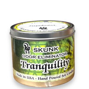 SKUNK SMOKE ELIMINATOR CANDLE JAR 13OZ TRANQUILITY