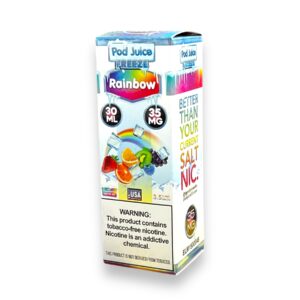 POD JUICE FREEZE 30ML SALT E-JUICE 35MG - RAINBOW FREEZE