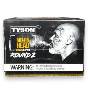 TYSON ROUND-2 7500 PUFF 10CT - MELON HEAD