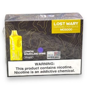 LOST MARY-ELF BAR DISPOSABLE MO-5000 PUFF LEMON SPARKLING WINE 5CT