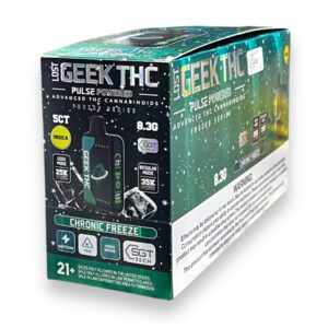 LOST GEEK THC 8.3GM DISPOSABLE 5CT -CHRONIC FREEZE