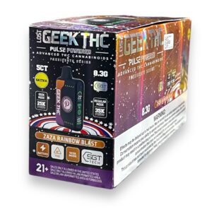 LOST GEEK THC 8.3GM DISPOSABLE 5CT -ZAZA RAINBOW BLAST