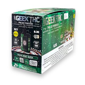 LOST GEEK THC 8.3GM DISPOSABLE 5CT -MIAMI MINT KUSH