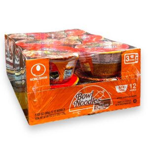 NONGSHIM NOODLE BOWL SPICY CHICKEN 3.03OZ 12CT