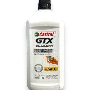 CASTROL GTX SAE 5W-30 ULTRA CLEAN MOTOR OIL QUART 6CT