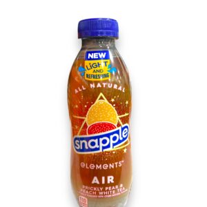 SNAPPLE ELEMENT AIR PRICKLY PEACH & PEAR WHITE TEA 15.9OZ 12CT