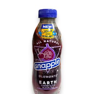 SNAPPLE ELEMENT EARTH CHERRY & FIG BLACK TEA 15.9OZ 12CT