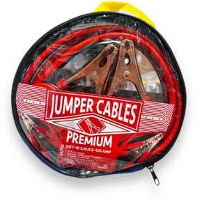 SELECT BOOSTER JUMPER CABLE INBAG PREMIUM 10FT
