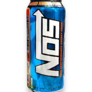 NOS ENERGY DRINK BLUE CAN 16OZ 24CT