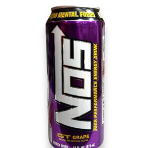NOS ENERGY DRINK GT GRAPE 16OZ 24CT