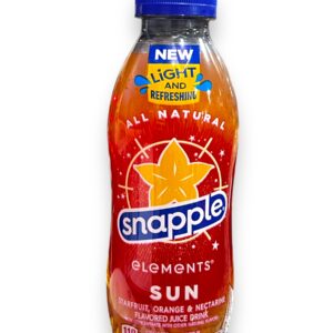SNAPPLE ELEMENT SUN STARFRUIT ORANGE & NECTARINE 15.9OZ 12CT