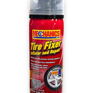 FIX A FLAT 12OZ MECHANICS TIRE FIXER INFLATOR WITH HOSE