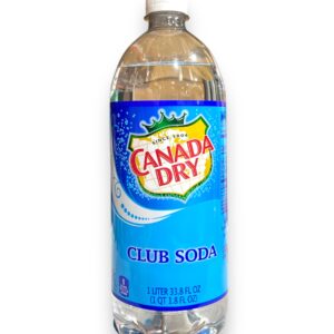 CANADA DRY 1L BOTL CLUB SODA 15CT